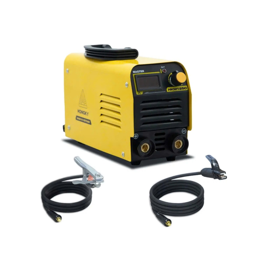 Máy hàn que Hồng Ký Master mini HKM1250 nhỏ gọn siêu khoẻ. Hàn que từ 2.6 - 3.2mm, đặc biệt hàn que 