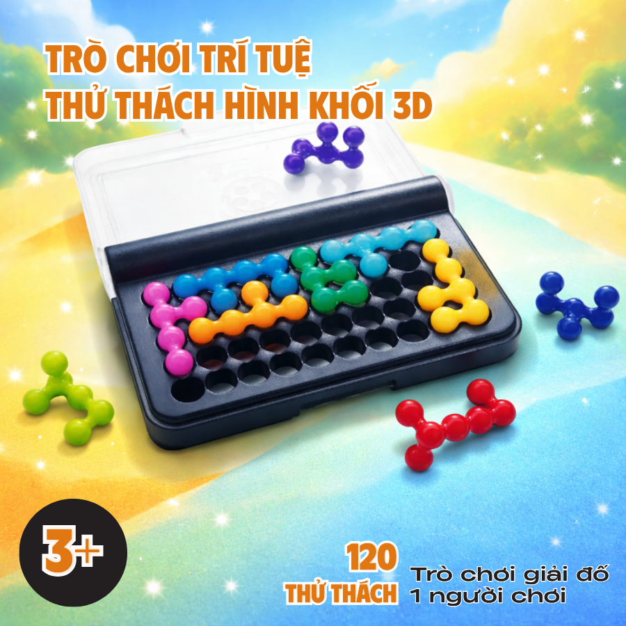 Trò Chơi Trí Tuệ Thử Thách Hình Khối 3D – IQ GAMES, mã 999-137