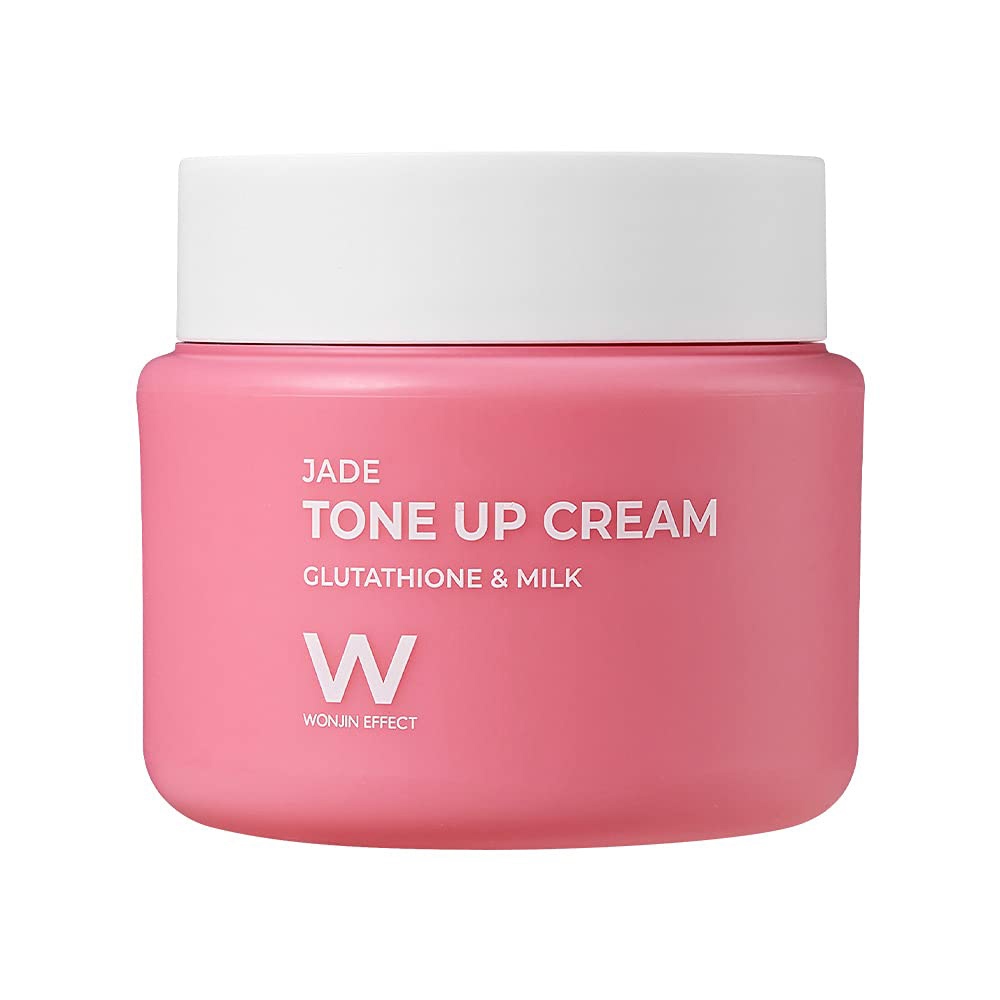 (mua 100ml tặng 10ml) Kem dưỡng da Wonjin Effect Jade Tone Up Cream Glutathione & Milk 100ml