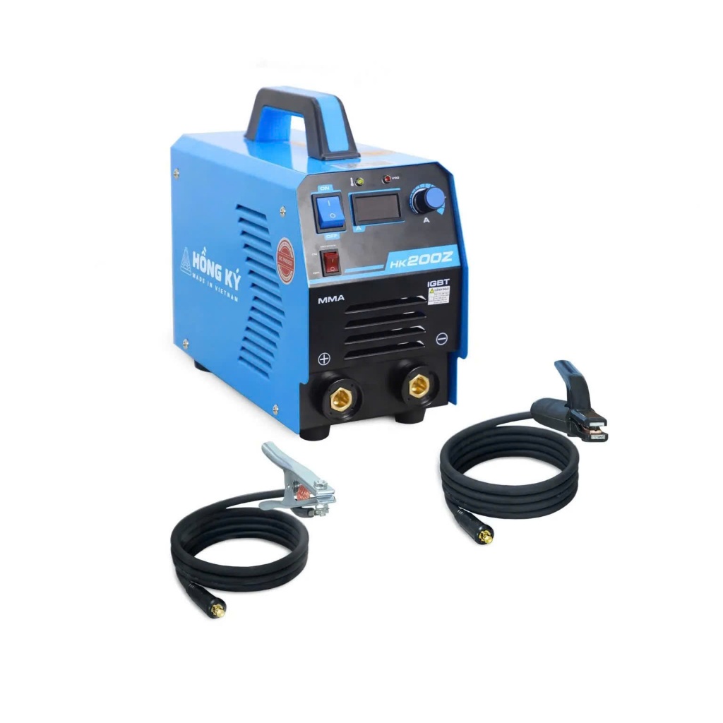 Máy hàn que chống giật Hồng Ký Eco HK200Z | Công nghệ IGBT, Hàn que 2.6-4.0, Hàn que 3.2 liên tục, C