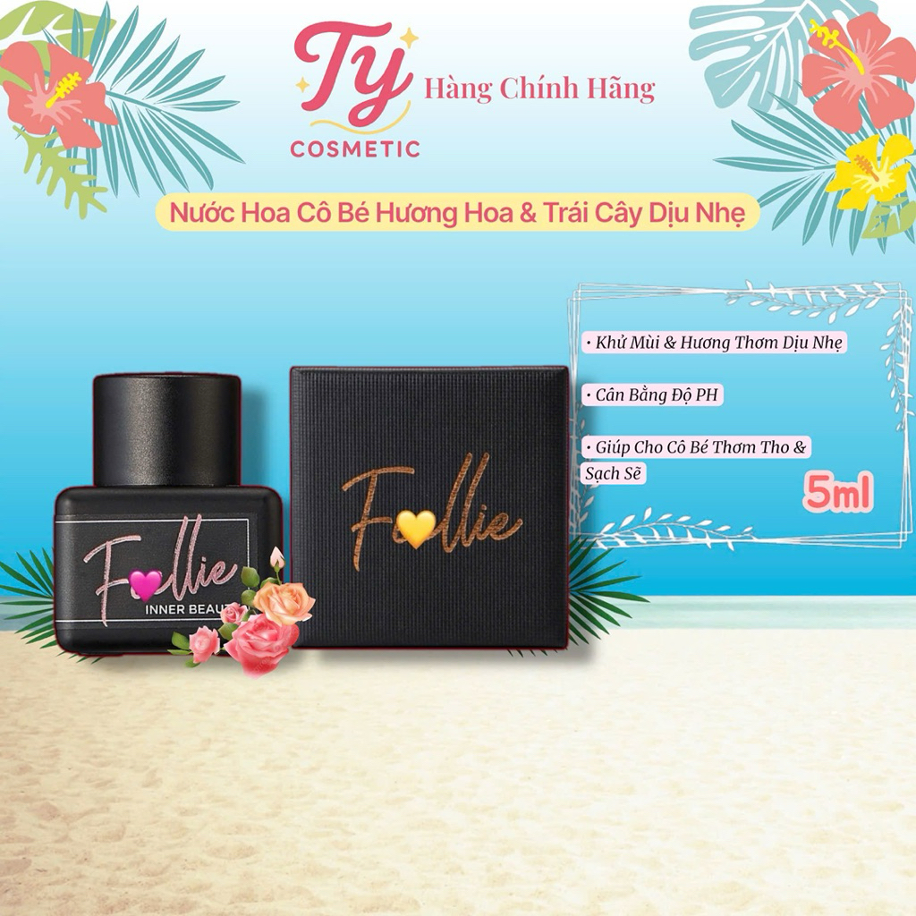 [Che Tên] Nước hoa vùng kín Foellie 5ml chính hãng