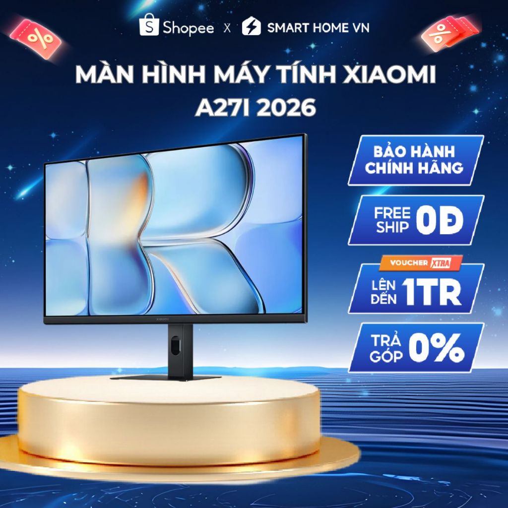 Màn Hình Máy Tính Xiaomi Monitor A27i 2026 / 27 inch / FullHD / Tần Số Quét 144 Hz / 6ms  – BH 36 Th