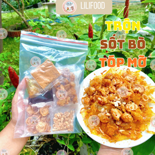 Bánh Tráng Dẻo Trộn Sốt Bò Béo Tóp Mỡ Siêu Ngon-Lilifood.
