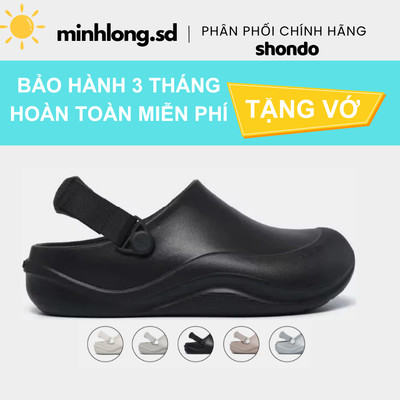 [FULL BOX] [Tặng Vớ] Giày Clog nhựa đi mưa, sandal, Sục Suke đủ màu Nam Nữ chính hãng Shondo
