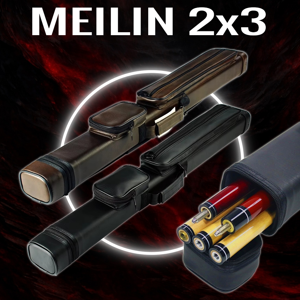 Bao đựng cơ MELLIN 2x3, bao cơ bida chính hãng, bao đựng cơ chống nước - Black Cues