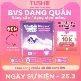 [Che tên SP] Băng vệ sinh dạng quần TUSHIE TREATS, đủ size M/L（40-70KG）, XL/2XL(78-98KG)