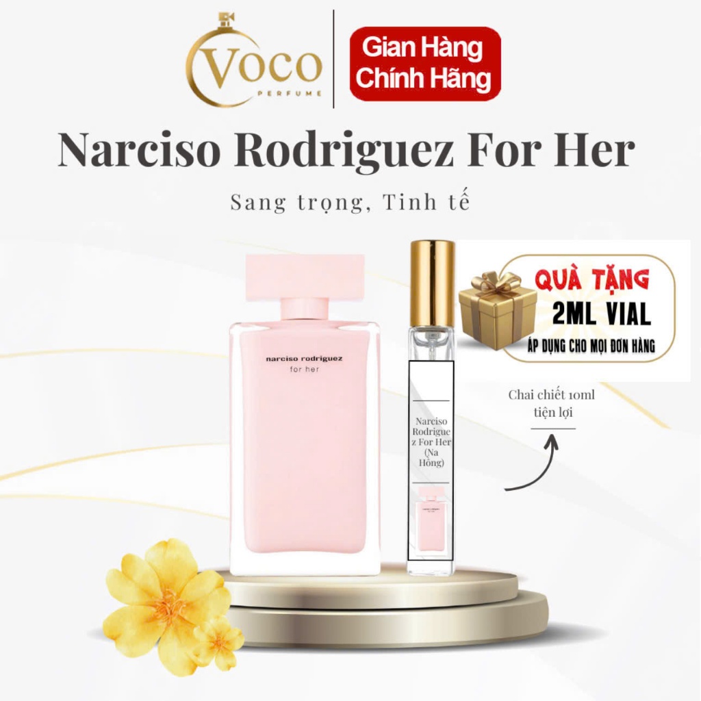 [Auth] Nước hoa Nữ Narciso Hồng/Narciso Trắng hương thơm quyến rũ - Elly Perfume