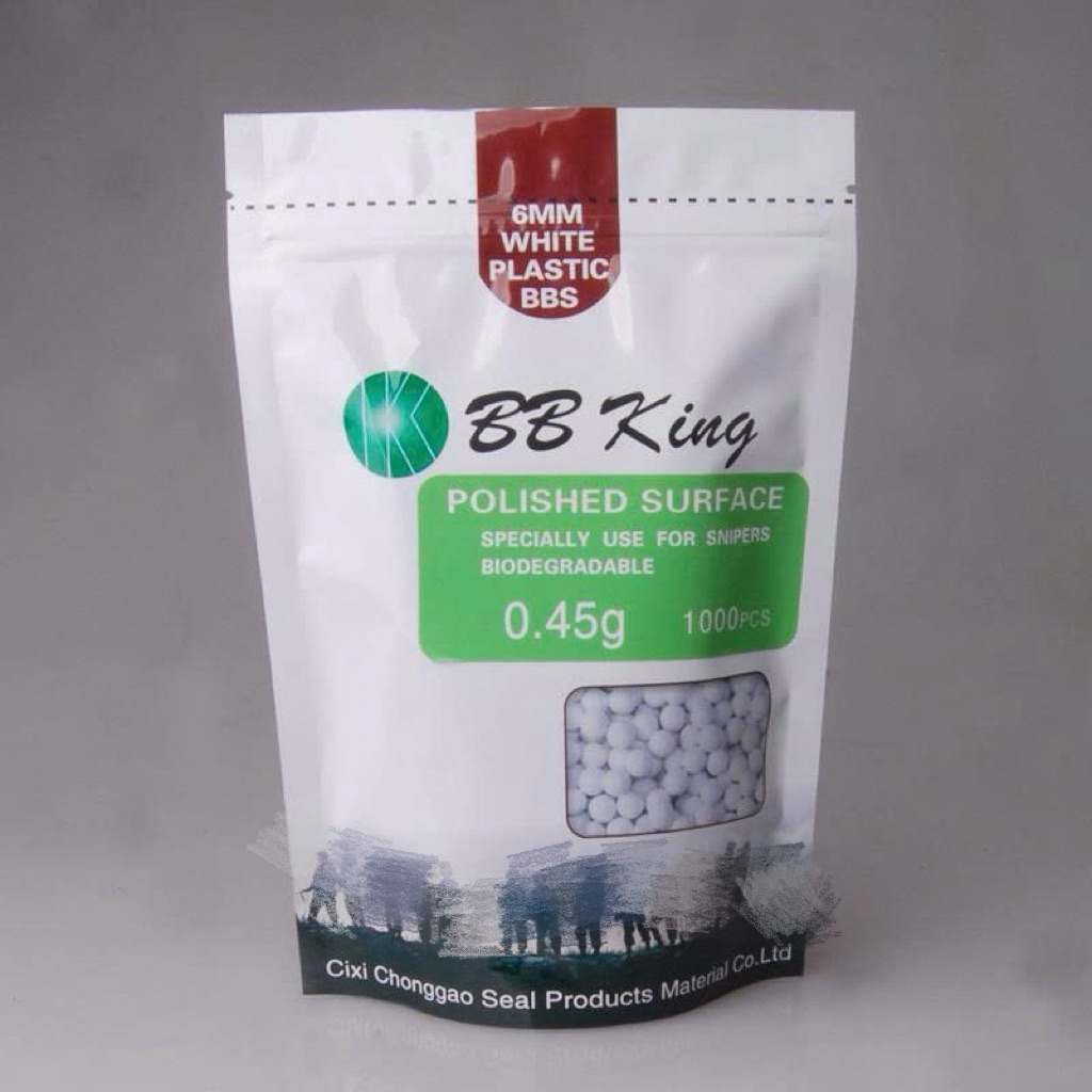 Hạt nhựa công nghiệp BBKing 6MM các kích thước 0.2g/0.25g/0.28g/0.3g/0.32g/0.4g/0.45g