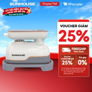 Bàn là hơi nước cầm tay Sunhouse SHD2174 - 6 chế độ là - Mặt là Ceramic chống dính - Tay cầm xoay 180 độ