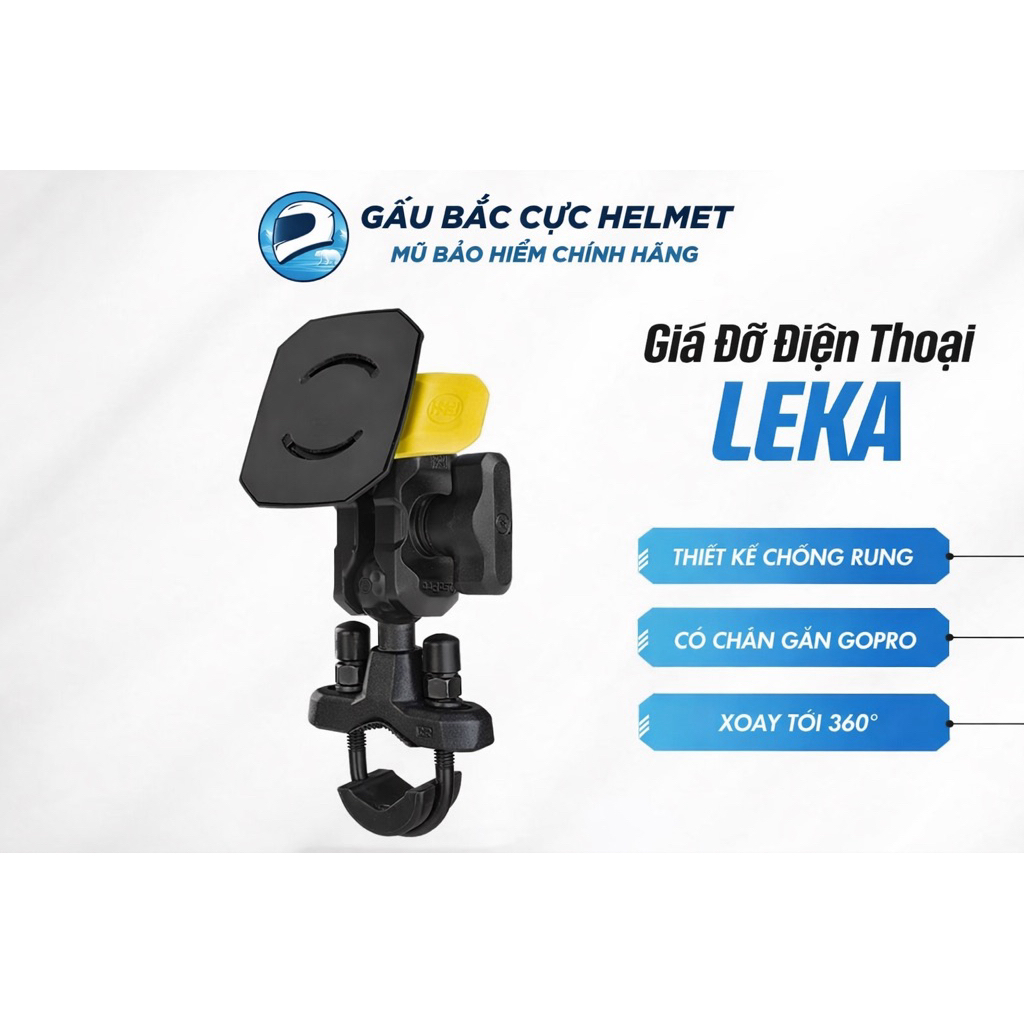 GIÁ ĐỠ ĐIỆN THOẠI LEKA OSOPRO CHÍNH HÃNG (CÓ CHỐNG RUNG)