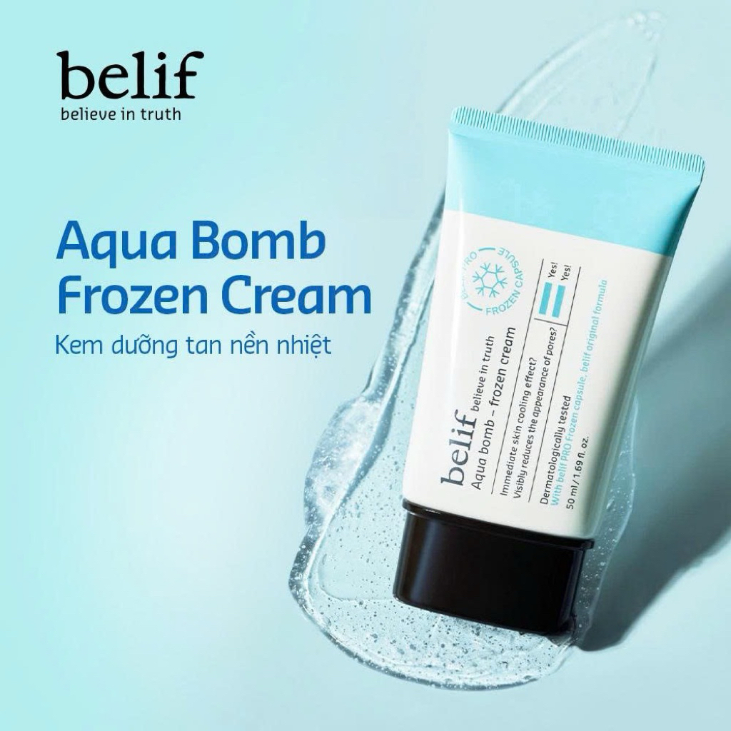 Kem dưỡng ẩm Belif Aqua Bomb Frozen Cream