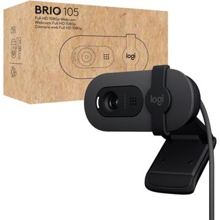 Webcam Logitech Brio 105 Full HD - Hàng Chính Hãng