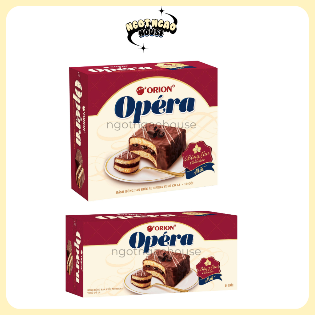 Bánh Chocopie Opera Orion Kiểu Âu Vị Socola