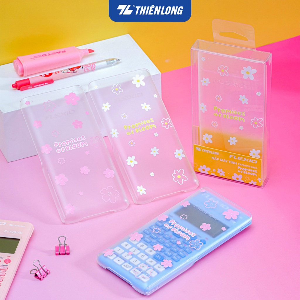 Nắp máy tính khoa học Thiên Long sắc xuân Bính Ngọ 2026 Fx799VN