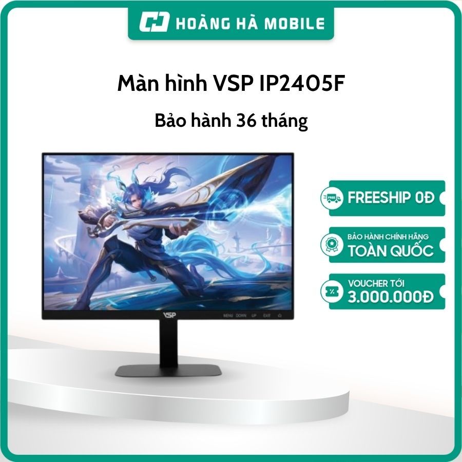 Màn hình VSP IP2405F (24 inch/IPS/FHD/100Hz/1ms) - Chính hãng