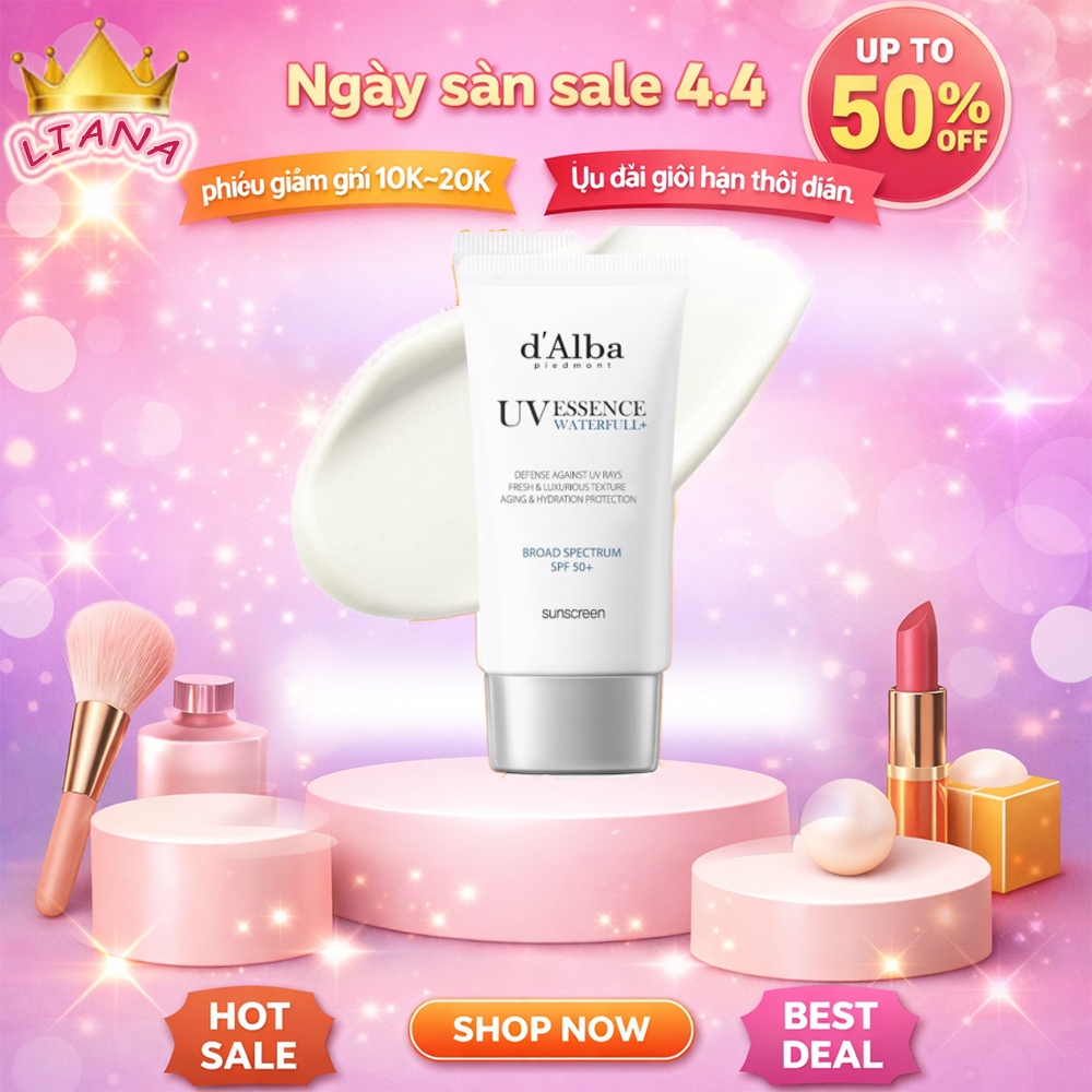 Kem Chống Nắng d'Alba Chính Hãng – Dịu Nhẹ, Không Nhờn Rít, Bảo Vệ Da, Lâu Trôi