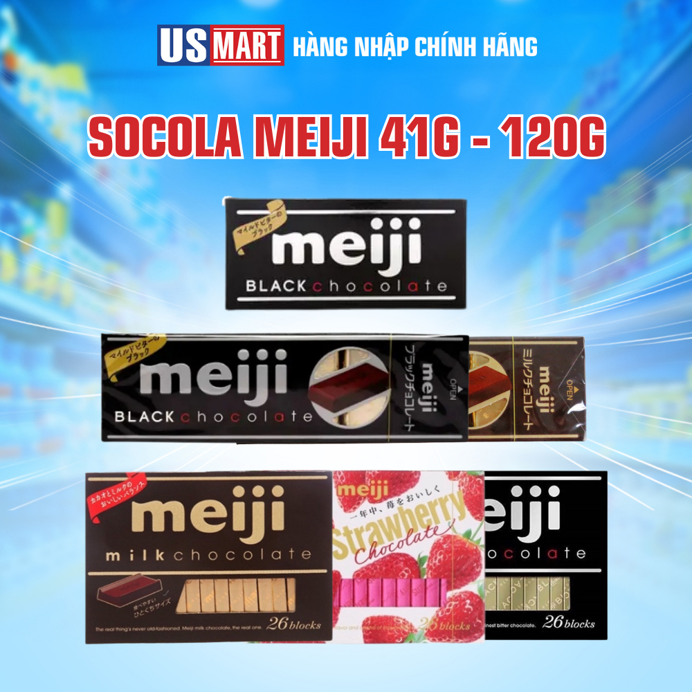 Socola Meiji 41g - 120g Vị Sữa/Dâu