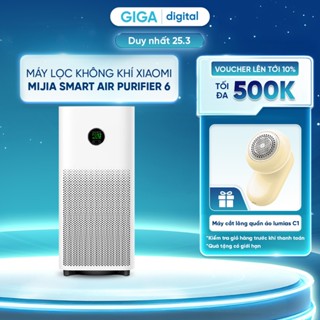 Máy lọc không khí Xiaomi Mijia Smart Air Purifier 6 - Hệ thống lọc composite 5 lớp - Diện tích lọc hiệu quả 29–50m²