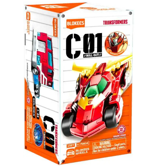 [NEW MỚI RA] LẺ Blokees Figures-BLOKEES WHEELS TRANSFORMERS C01 Auto Prime