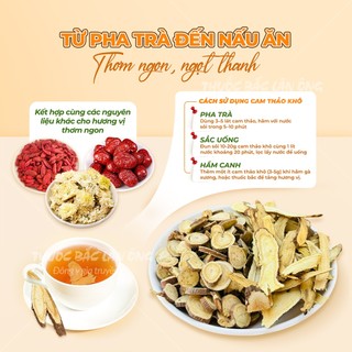 Cam thảo lát sấy khô 100g (Cam thảo bắc, trà cam thảo dưỡng nhan, thanh nhiệt )