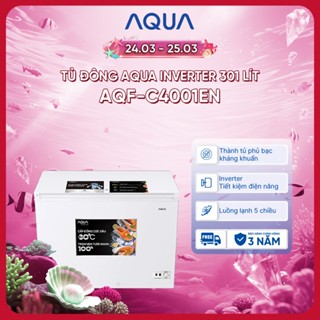 Tủ đông Aqua Inverter 301 lít AQF-C4001EN - Freeship toàn quốc