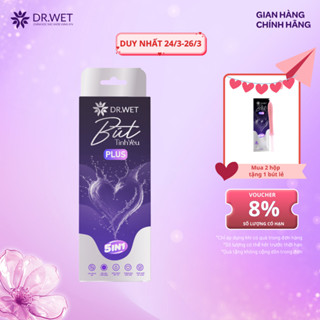 Bút Tình Yêu Plus Inner Gel Giúp Kéo Dài Thời Gian, Thăng Hoa Cảm Xúc, Trơn Mượt Giảm Ma Sát, Cấp Ẩm - Hộp 5 Bút