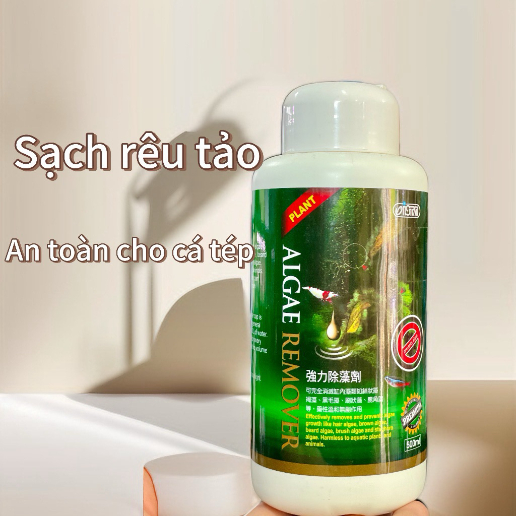 Dung dịch diệt rêu, tảo Ista Algae Remove cho bể thuỷ sinh, cá cảnh