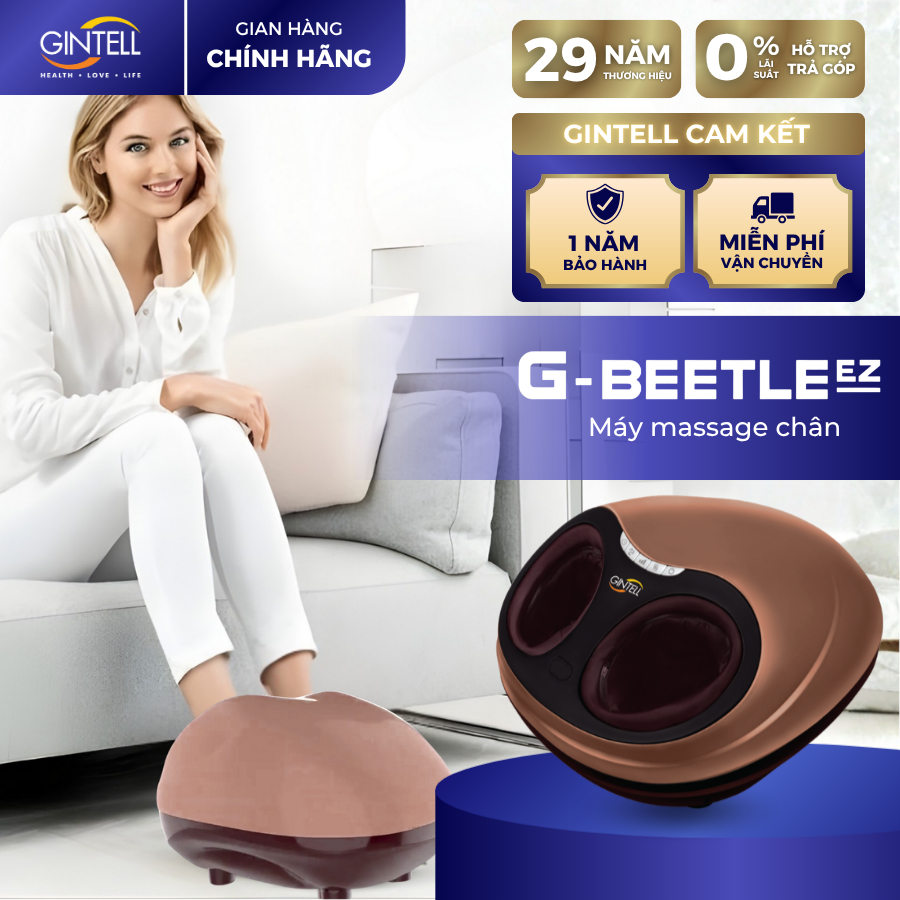 Máy Massage Chân Gintell Beetle EZ | 12 Tháng Bảo Hành Chính Hãng
