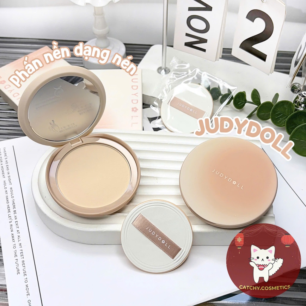 [JUDYDOLL] Phấn Nền Judydoll Finish Mịn Lì, Finish Soft & Velvet Matte Powder Foundation, 4g