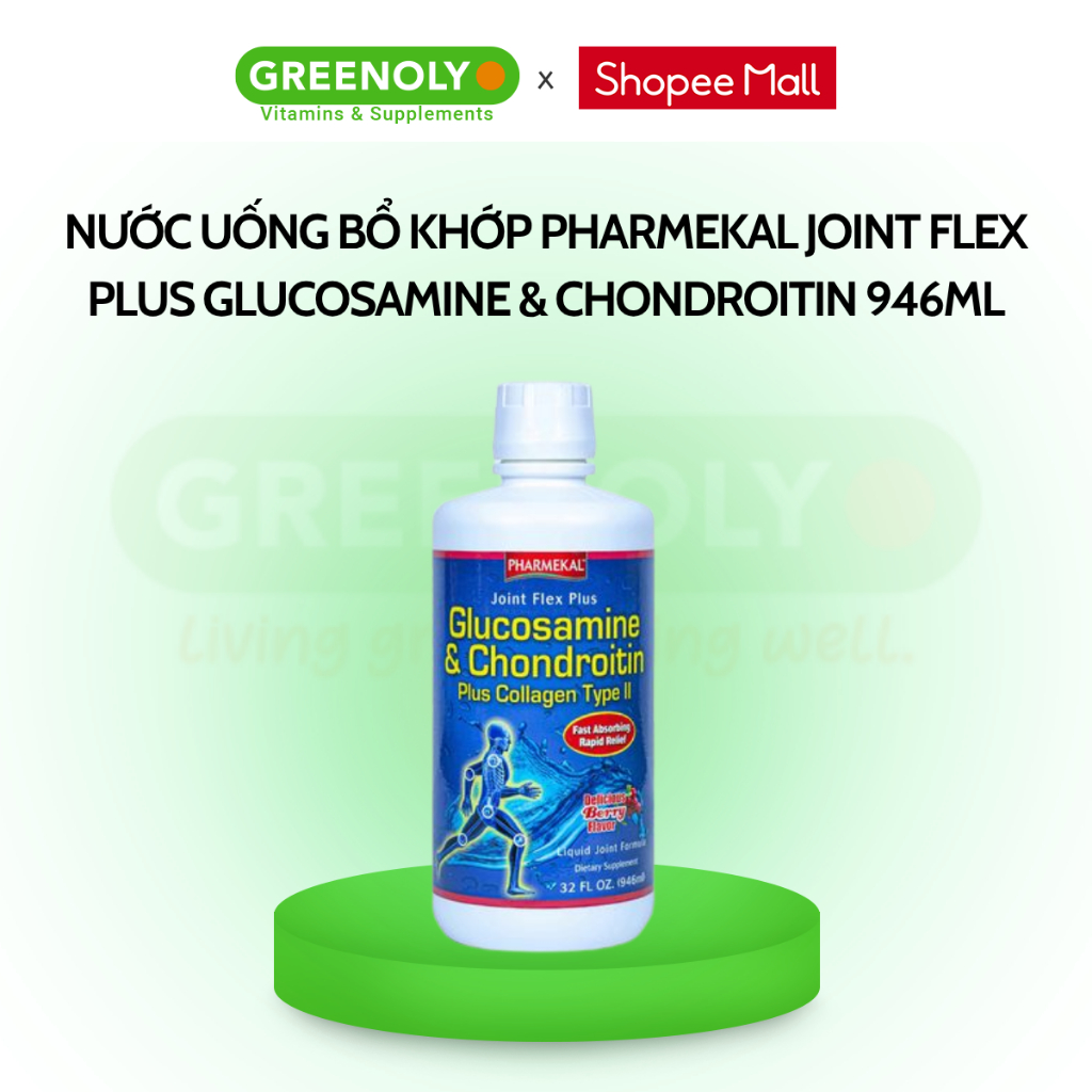 Bổ Xương Khớp Dạng Nước Dễ Hấp Thu Pharmekal  Joint Flex Plus Glucosamine & Chondroitin 946ml