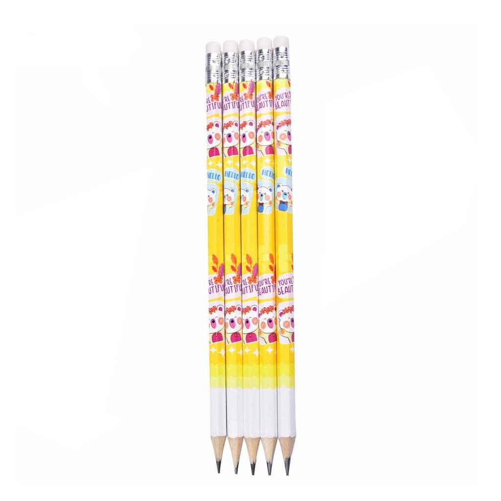 [HÌNH NGẪU NHIEN] Combo 20 Bút chì gỗ 2B FO-GP06 Đầu chì than mềm, nét bút mượt mà, an toànHÌNH NGẪU NHIEN
