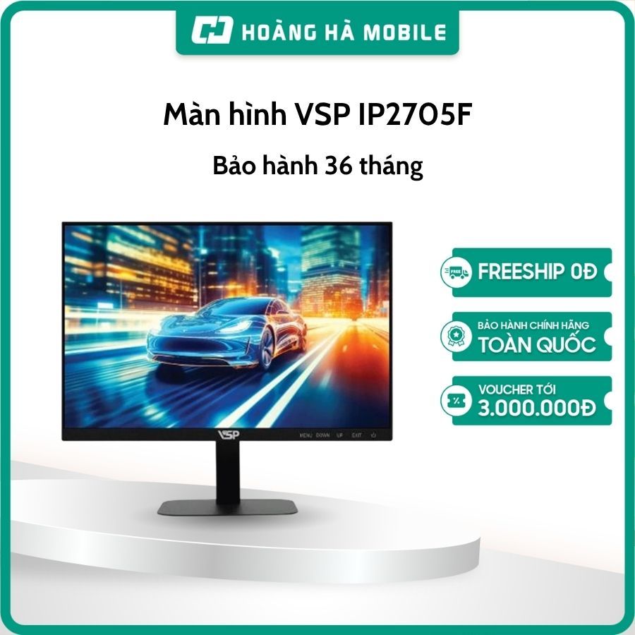 Màn hình VSP IP2705F (27 inch/100Hz/IPS/FHD/1ms/Loa) - Chính hãng