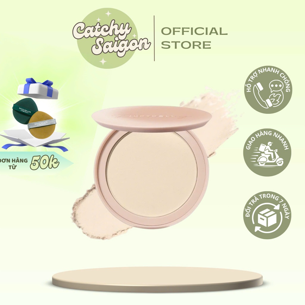 [JUDYDOLL] Phấn Nền Judydoll Finish Mịn Lì, Finish Soft & Velvet Matte Powder Foundation, 4g