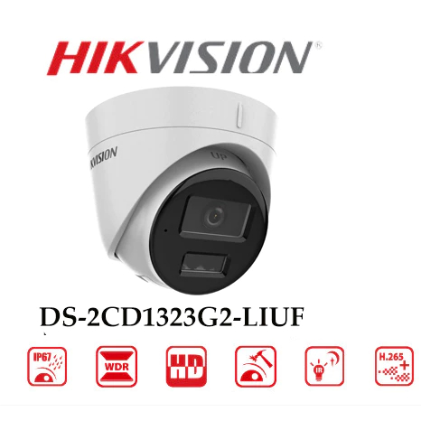 Camera Hikvision 4MP IP POE Dome góc rộng hỗ trợ thẻ nhớ, có mic DS-2CD1143G2-LIUF (2.8MM) 2CD1343G2