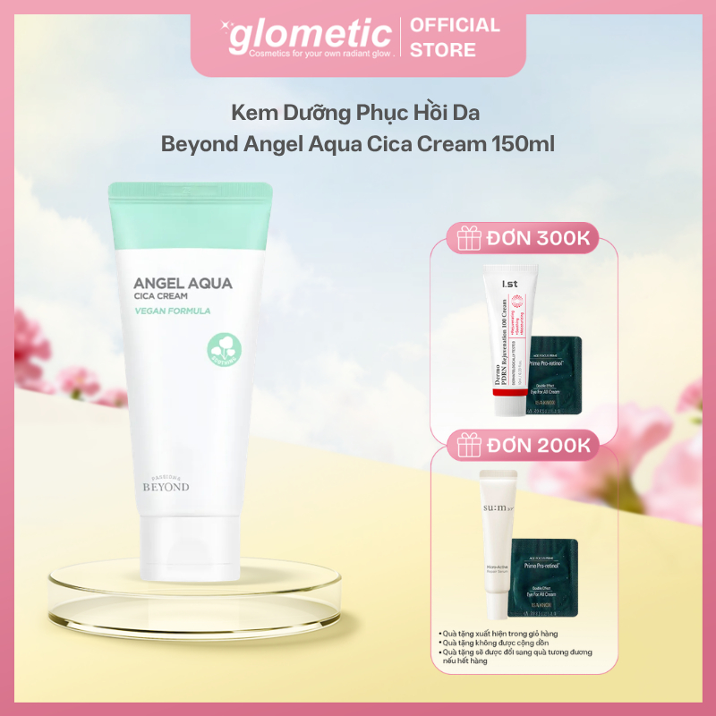 Kem Dưỡng Ẩm Beyond Angle Aqua Cica Cream 150ml - Dành Cho Da Khô, Chất Gel Dịu Nhẹ