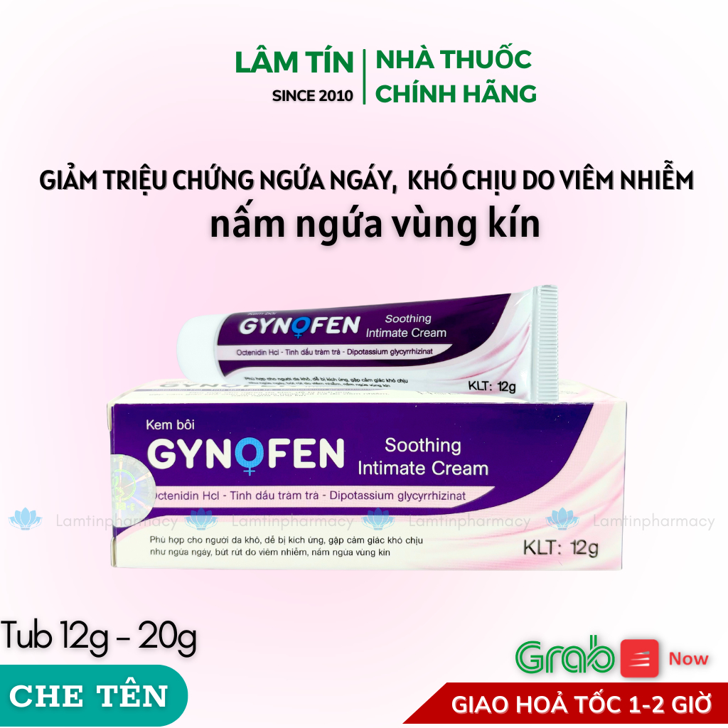 ✅(Chính Hãng) GYNOFEN Gel bôi hỗ trợ các triệu chứng ở cô bé tub 12g, 30g