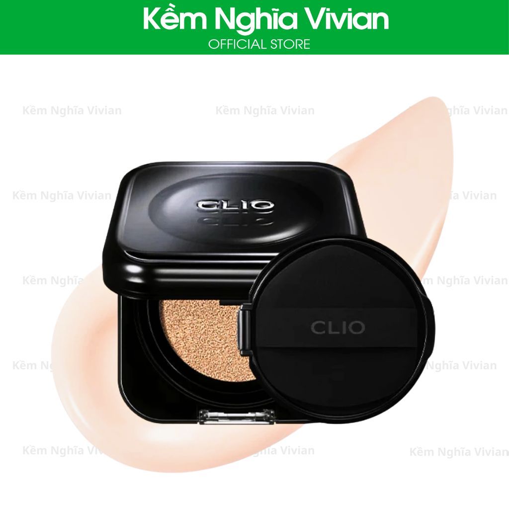 Phấn nước Clio Kill Cover Founwear Cushion (vỏ đen mới)