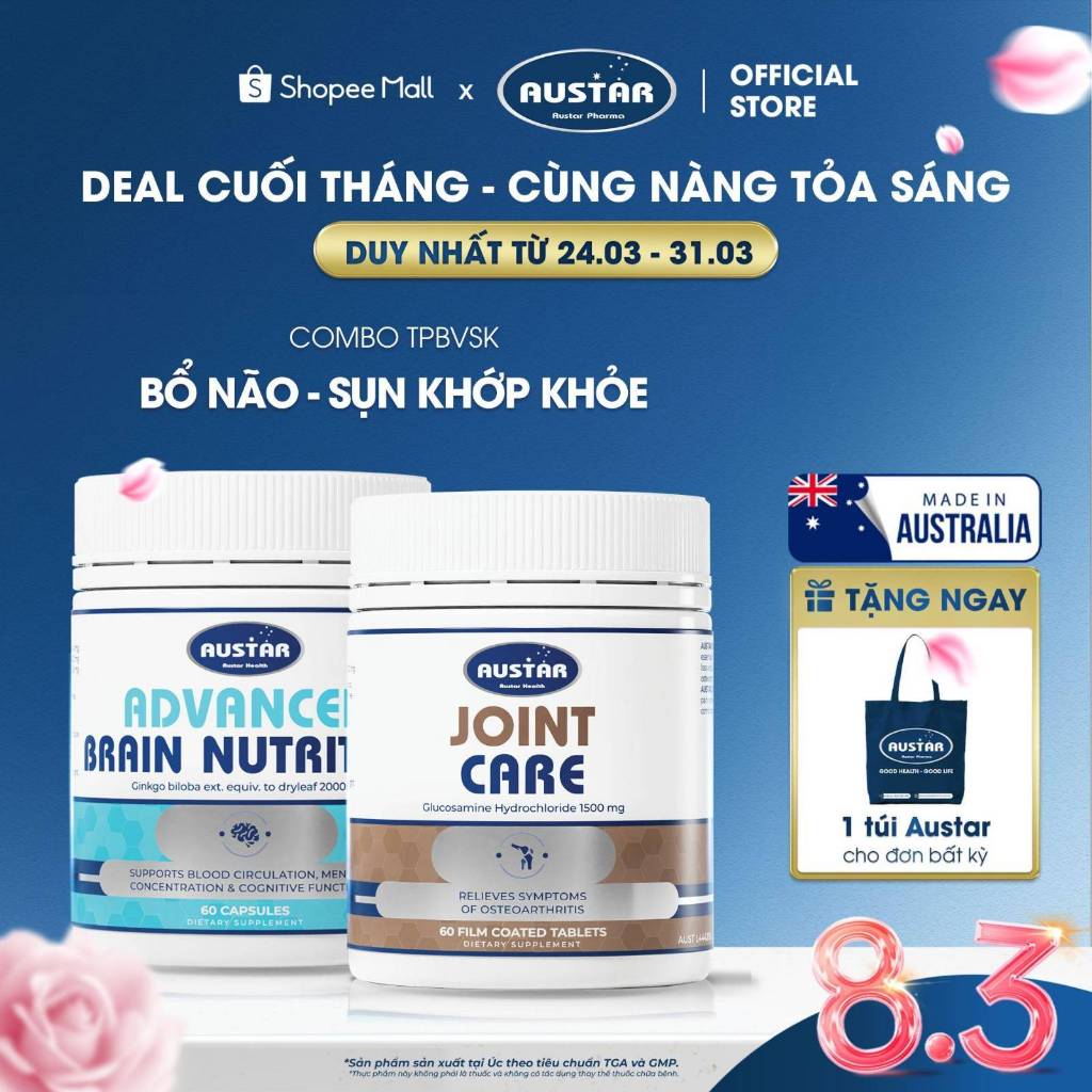 Combo TPBVSK Austar Advanced Brain Nutrition & TPBVSK Austar Joint Care