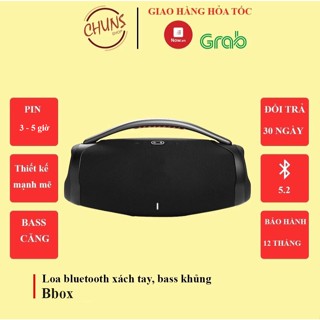 Loa bluetooth Bbox 3 Không Dây Công Suất Khủng Âm Hay - Bass Căng - Nghe Cực Đã