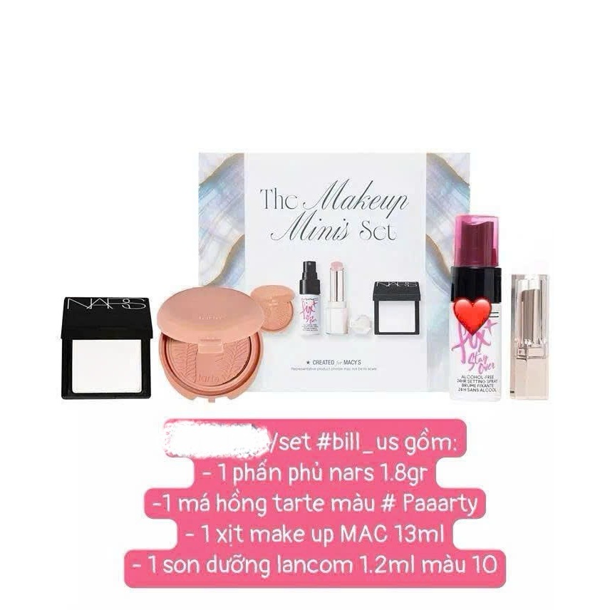 Set Makeup The Gift Of Beauty 4 món Mini Fullbox