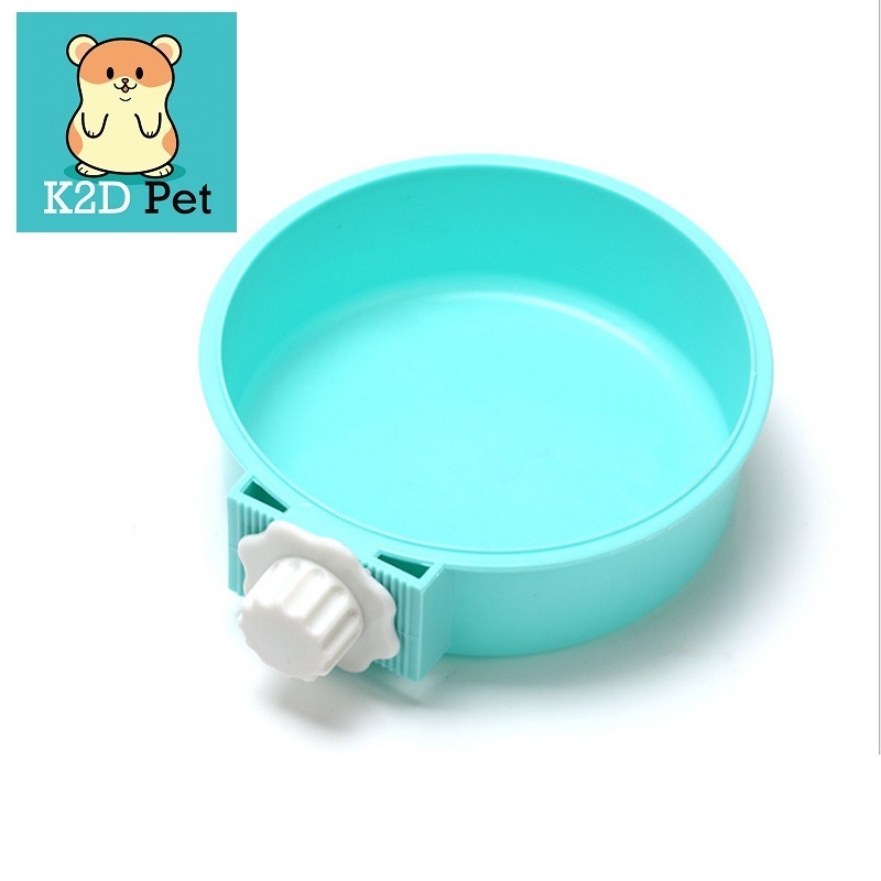 P97 Bát ăn hình tròn gắn lồng cho Guinea Pig (bọ ú, chuột lang), thỏ, chinchilla - SK