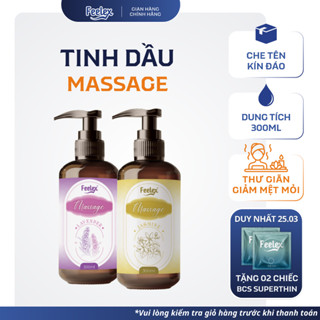 Tinh dầu Feelex Massage nhiều mùi hương - lọ 300ml