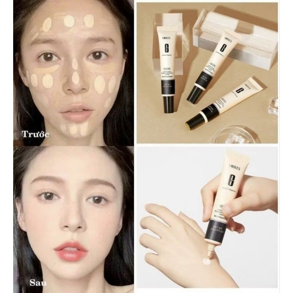 Kem lót nền che khuyết điểm HIISEES chính hãng siêu hot