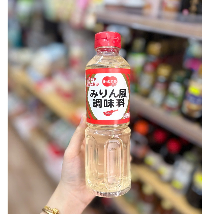 DATE 7/2026 Rượu nấu ăn Mirin Hinode chai 500ml Nhật Bản