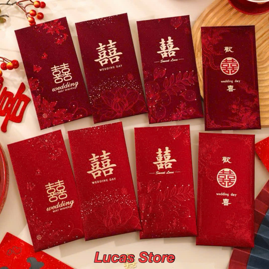 Lixi Cưới, Lì Xì Song Hỷ Dành Cho Cưới Hỏi, Nạp Tài, Bê Tráp, Mừng Cưới