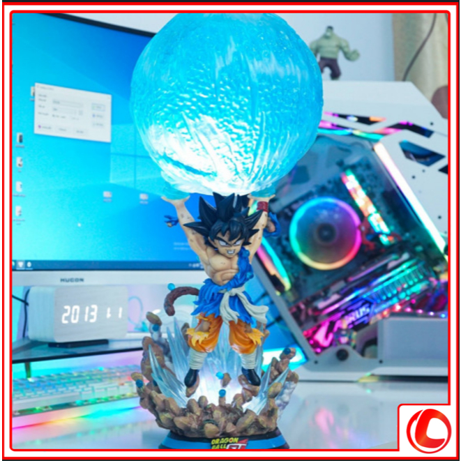 MÔ HÌNH GOKU SPIRIT QUẢ CẦU LED 50CM