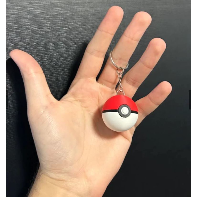 Mô hình Poke Ball | Print3D MinMin Shop | in 3D Đồ chơi móc khoá | Pokemon
