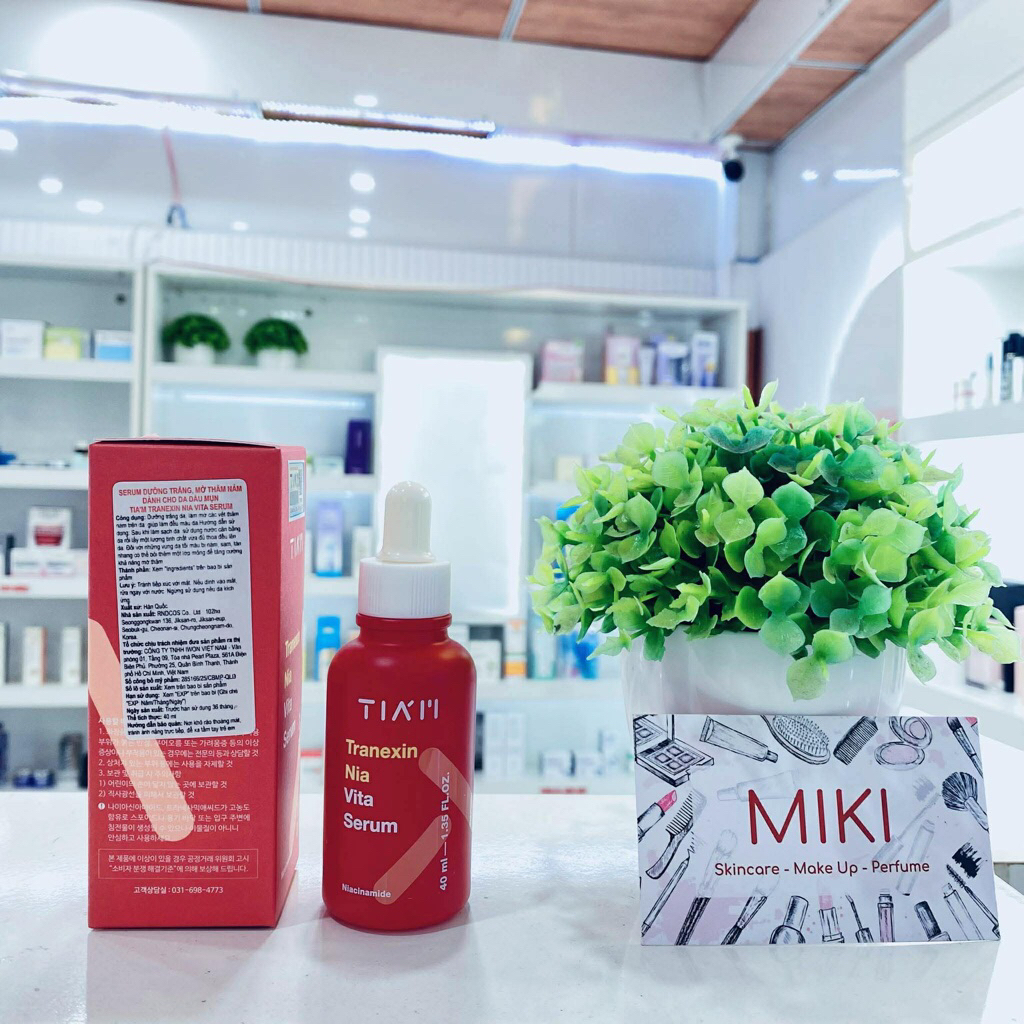 Serum Tiam Đỏ dưỡng trắng ngừa sạm nám