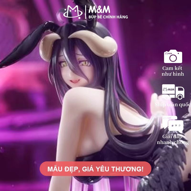 【Bunny Ver】Figure Albedo Overlord - Bikini Thỏ - Mẫu Tĩnh PVC - Để Bàn PC - Giao Hàng Hà Nội