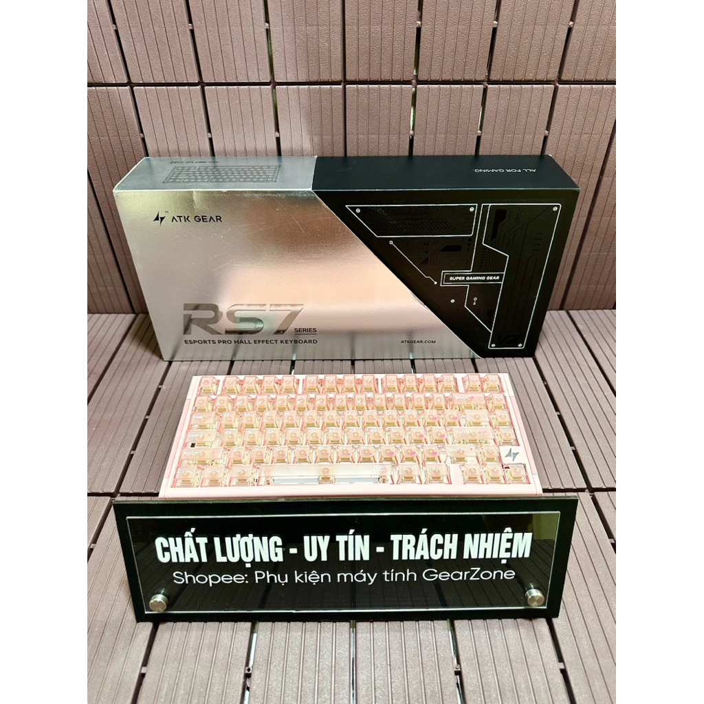 (Sẵn ship) Bàn Phím Gaming ATK RS7 V2/ RS7/ RGB/ Pro Rapid Trigger - Gateron Magnetic Jade Switch  -